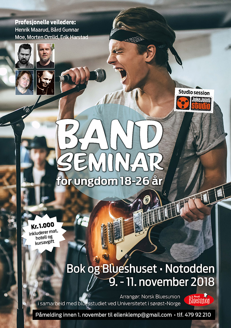 Norsk Bluesunion inviterer til bandseminar