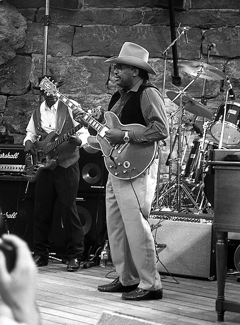 Otis Rush i Myhrens Dam, Notodden Blues Festival 1997.